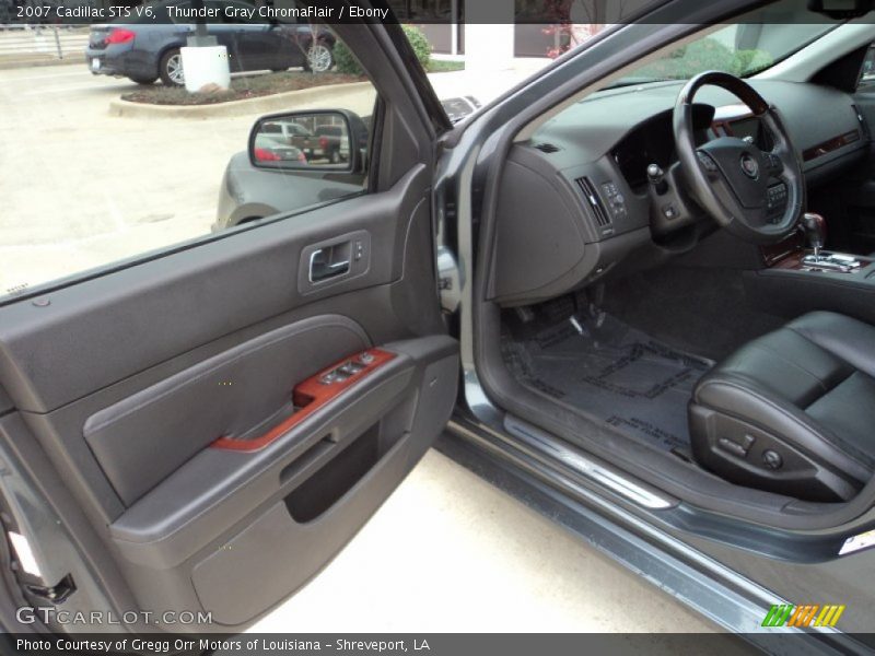 Thunder Gray ChromaFlair / Ebony 2007 Cadillac STS V6