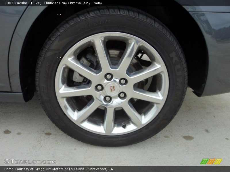 Thunder Gray ChromaFlair / Ebony 2007 Cadillac STS V6