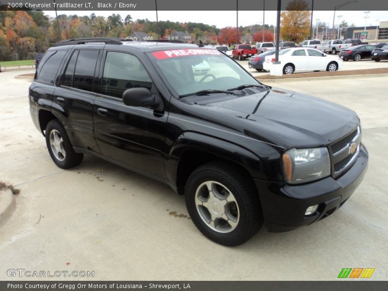 Black / Ebony 2008 Chevrolet TrailBlazer LT