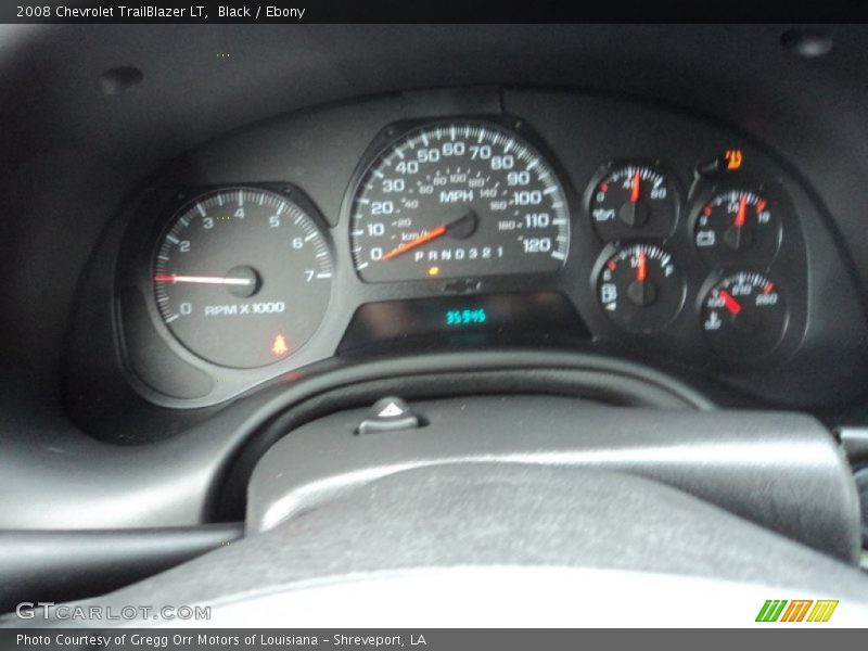 Black / Ebony 2008 Chevrolet TrailBlazer LT