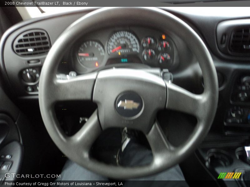 Black / Ebony 2008 Chevrolet TrailBlazer LT