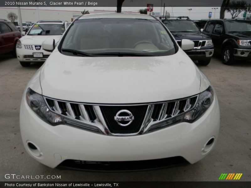 Glacier White Pearl / Beige 2010 Nissan Murano S
