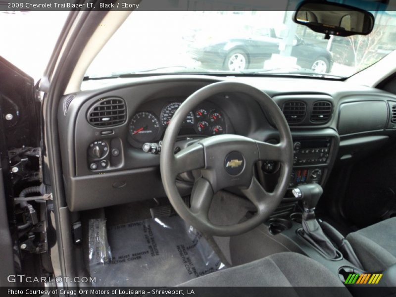 Black / Ebony 2008 Chevrolet TrailBlazer LT