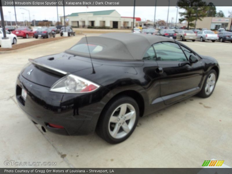 Kalapana Black / Dark Charcoal 2008 Mitsubishi Eclipse Spyder GS