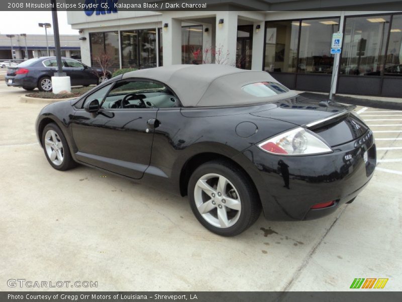 Kalapana Black / Dark Charcoal 2008 Mitsubishi Eclipse Spyder GS