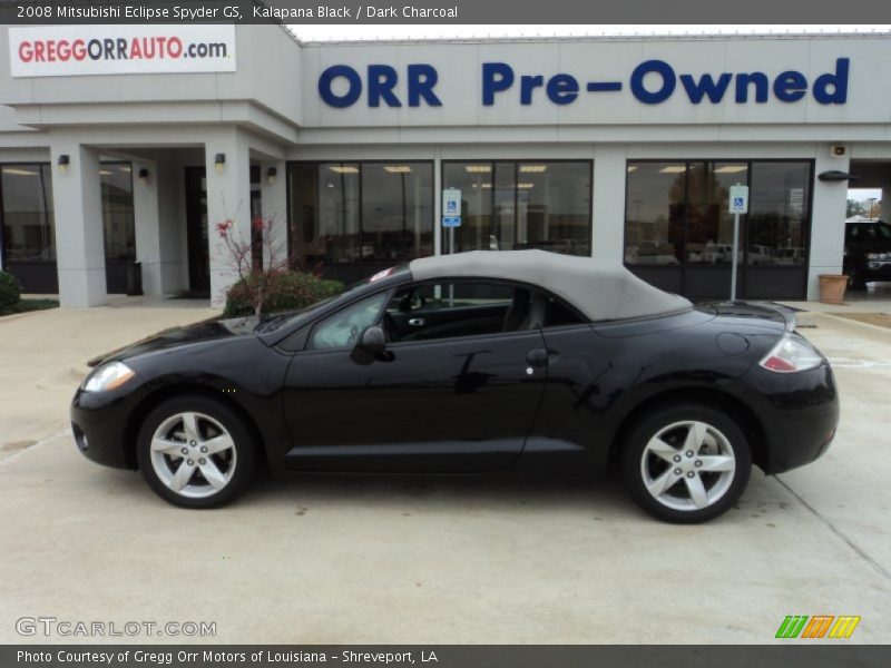 Kalapana Black / Dark Charcoal 2008 Mitsubishi Eclipse Spyder GS