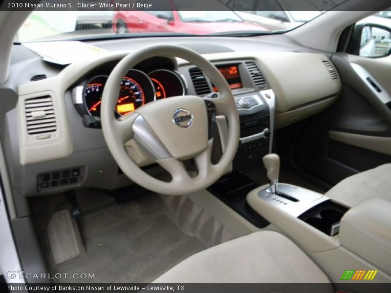 Glacier White Pearl / Beige 2010 Nissan Murano S