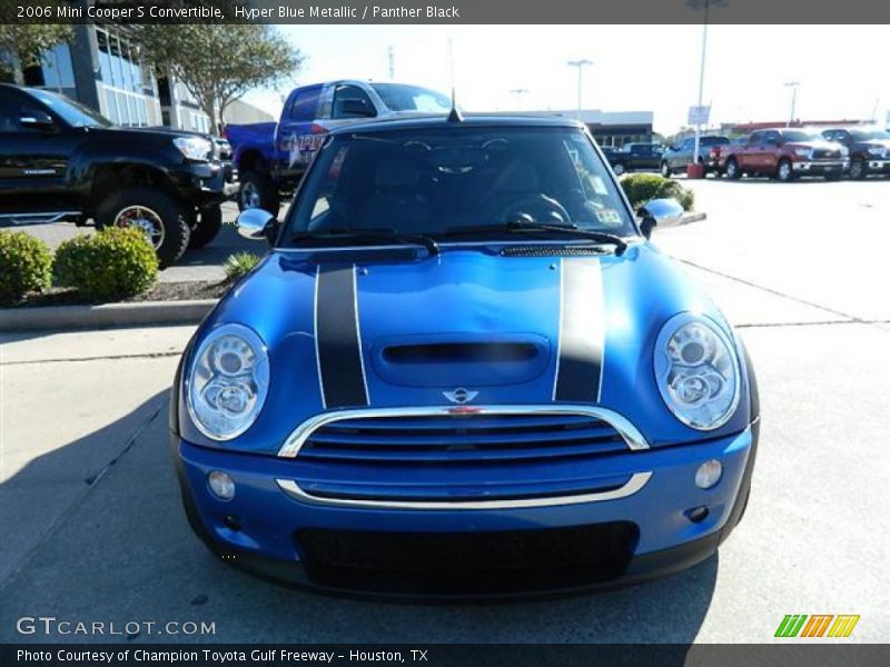 Hyper Blue Metallic / Panther Black 2006 Mini Cooper S Convertible