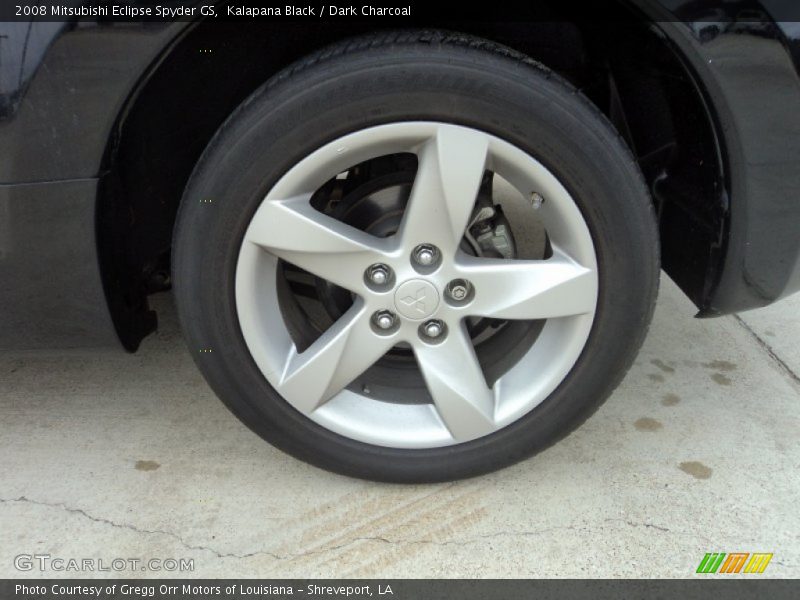 Kalapana Black / Dark Charcoal 2008 Mitsubishi Eclipse Spyder GS