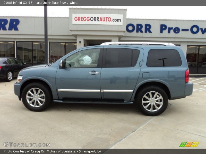 Lakeshore Slate Blue / Wheat 2008 Infiniti QX 56