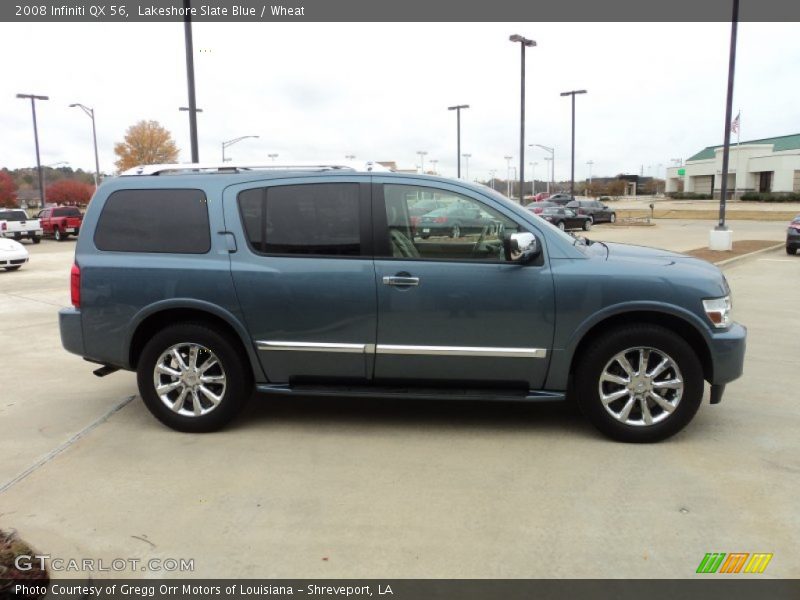 Lakeshore Slate Blue / Wheat 2008 Infiniti QX 56