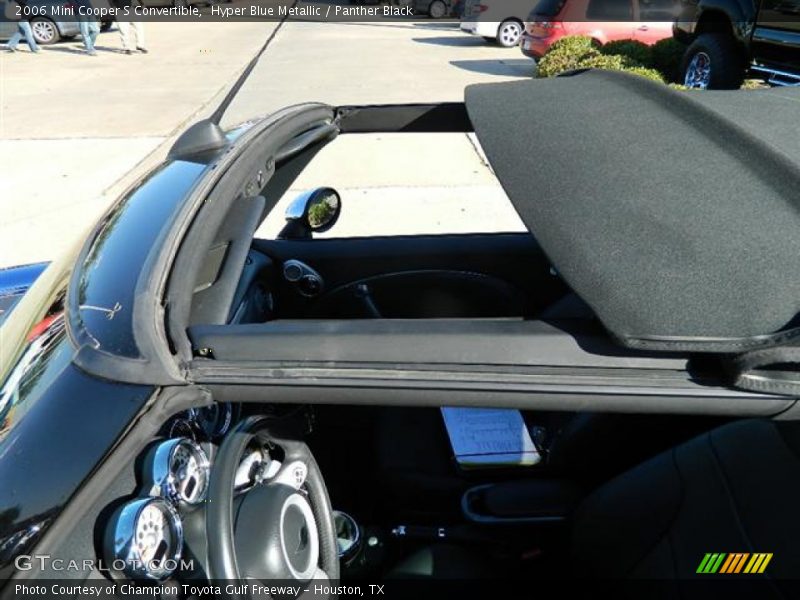 Hyper Blue Metallic / Panther Black 2006 Mini Cooper S Convertible