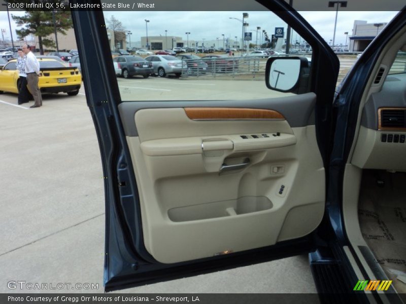 Lakeshore Slate Blue / Wheat 2008 Infiniti QX 56