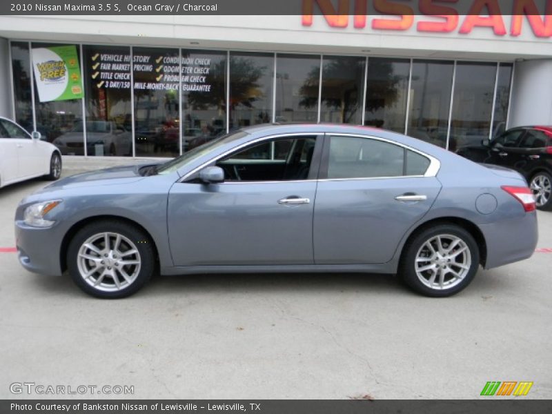 Ocean Gray / Charcoal 2010 Nissan Maxima 3.5 S