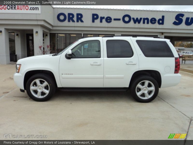 Summit White / Light Cashmere/Ebony 2008 Chevrolet Tahoe LT
