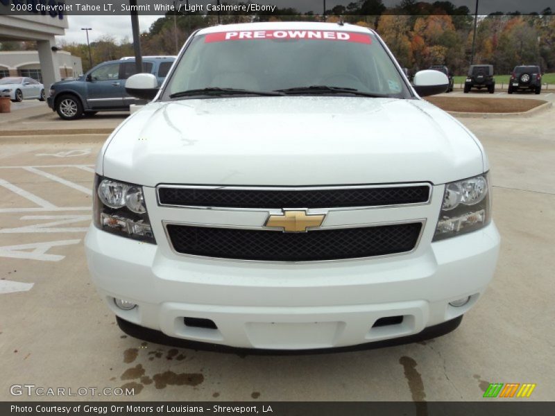 Summit White / Light Cashmere/Ebony 2008 Chevrolet Tahoe LT