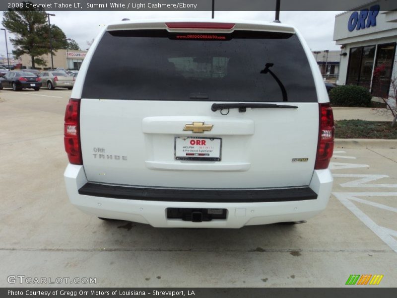 Summit White / Light Cashmere/Ebony 2008 Chevrolet Tahoe LT
