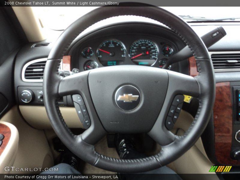 Summit White / Light Cashmere/Ebony 2008 Chevrolet Tahoe LT