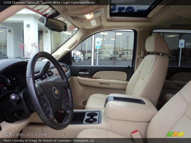 Summit White / Light Cashmere/Ebony 2008 Chevrolet Tahoe LT
