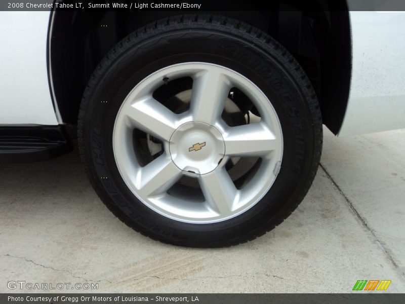 Summit White / Light Cashmere/Ebony 2008 Chevrolet Tahoe LT