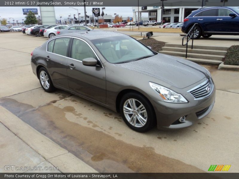 Smoky Quartz / Wheat 2012 Infiniti G 37 Journey Sedan