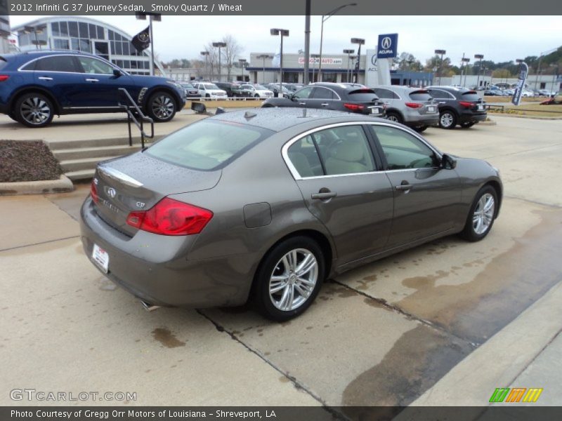 Smoky Quartz / Wheat 2012 Infiniti G 37 Journey Sedan