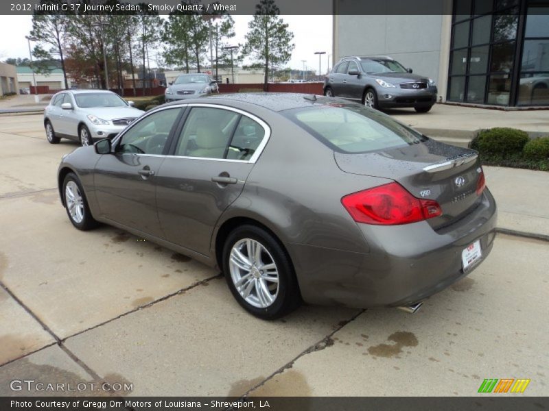 Smoky Quartz / Wheat 2012 Infiniti G 37 Journey Sedan