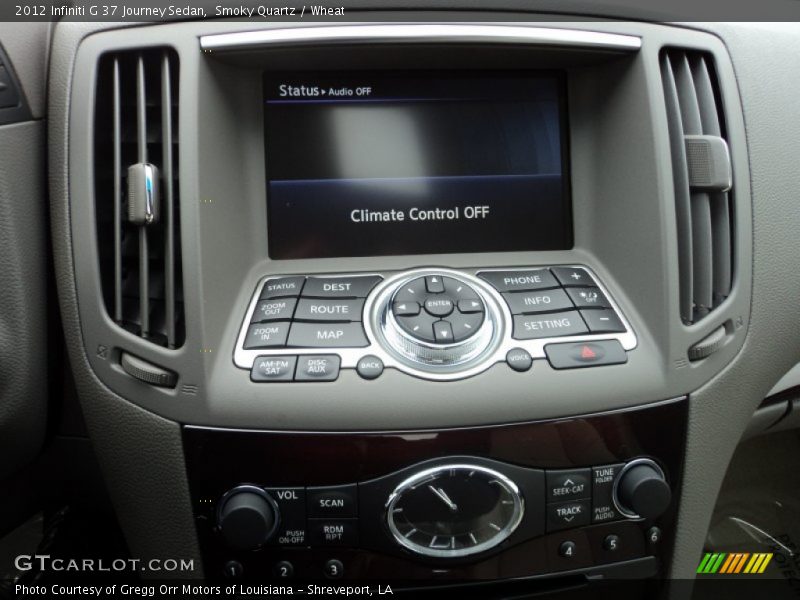 Smoky Quartz / Wheat 2012 Infiniti G 37 Journey Sedan