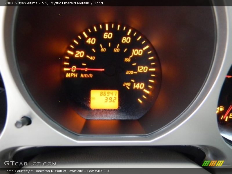 Mystic Emerald Metallic / Blond 2004 Nissan Altima 2.5 S