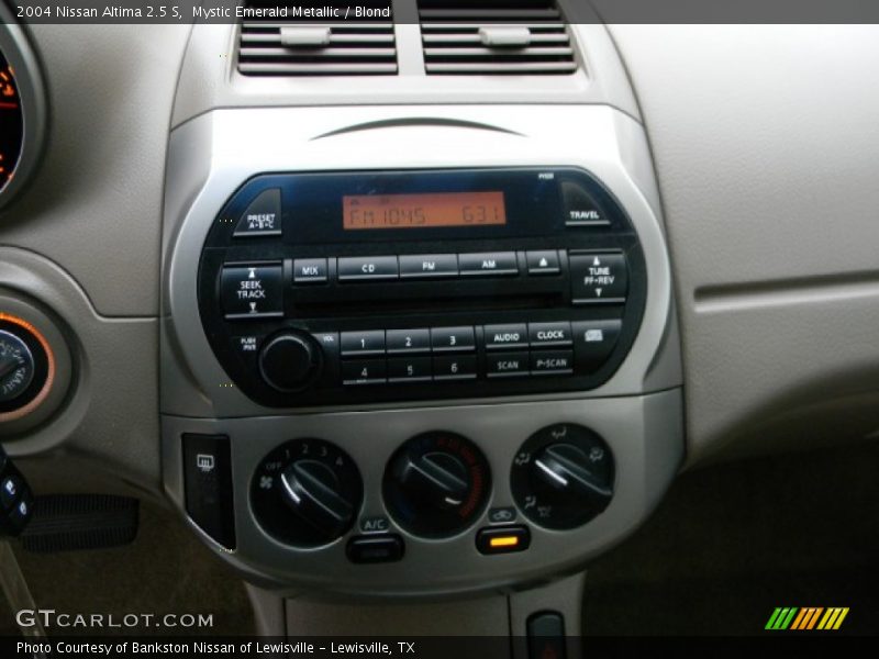 Mystic Emerald Metallic / Blond 2004 Nissan Altima 2.5 S