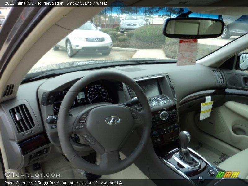 Smoky Quartz / Wheat 2012 Infiniti G 37 Journey Sedan