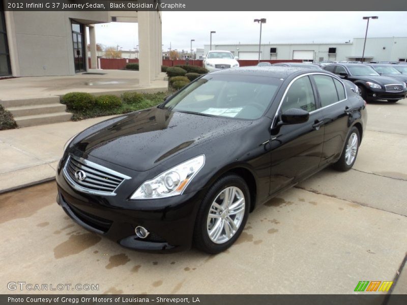 Black Obsidian / Graphite 2012 Infiniti G 37 Journey Sedan