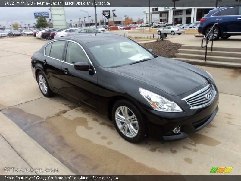 Black Obsidian / Graphite 2012 Infiniti G 37 Journey Sedan