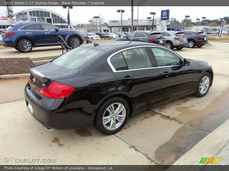 Black Obsidian / Graphite 2012 Infiniti G 37 Journey Sedan