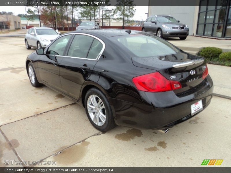 Black Obsidian / Graphite 2012 Infiniti G 37 Journey Sedan