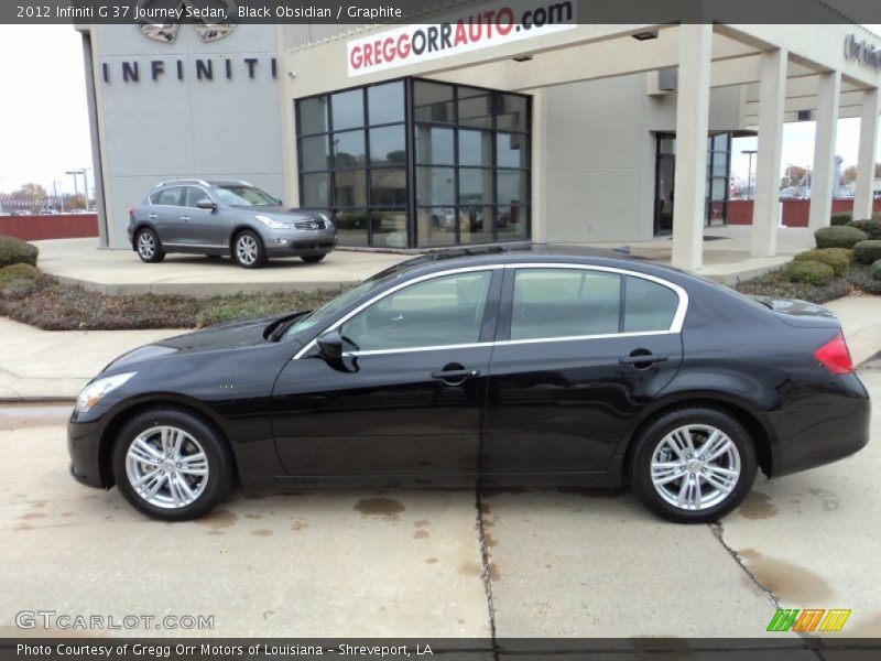 Black Obsidian / Graphite 2012 Infiniti G 37 Journey Sedan