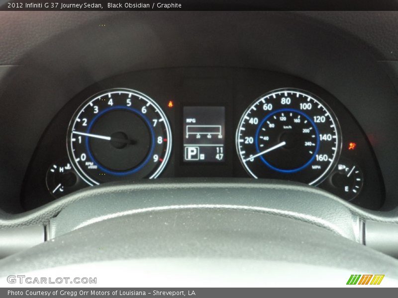 Black Obsidian / Graphite 2012 Infiniti G 37 Journey Sedan