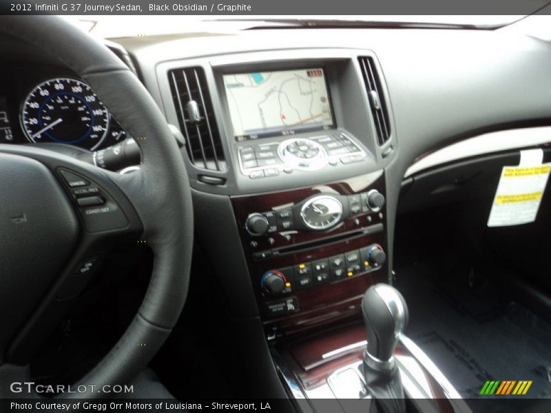 Black Obsidian / Graphite 2012 Infiniti G 37 Journey Sedan