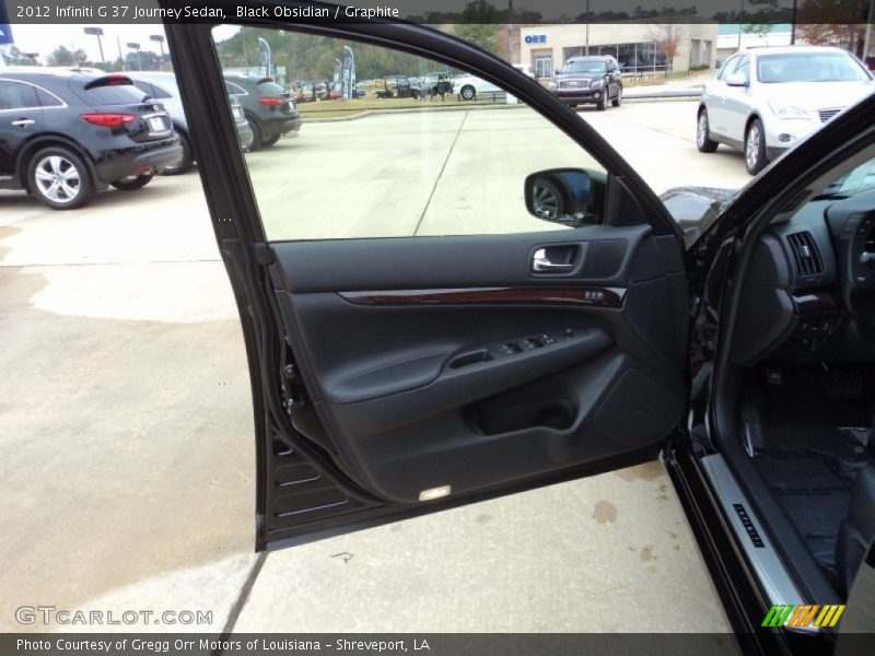 Black Obsidian / Graphite 2012 Infiniti G 37 Journey Sedan
