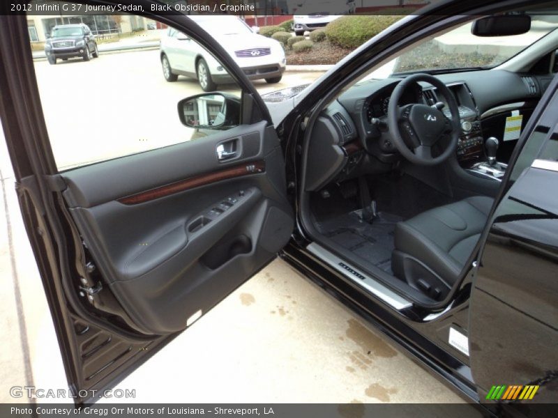 Black Obsidian / Graphite 2012 Infiniti G 37 Journey Sedan