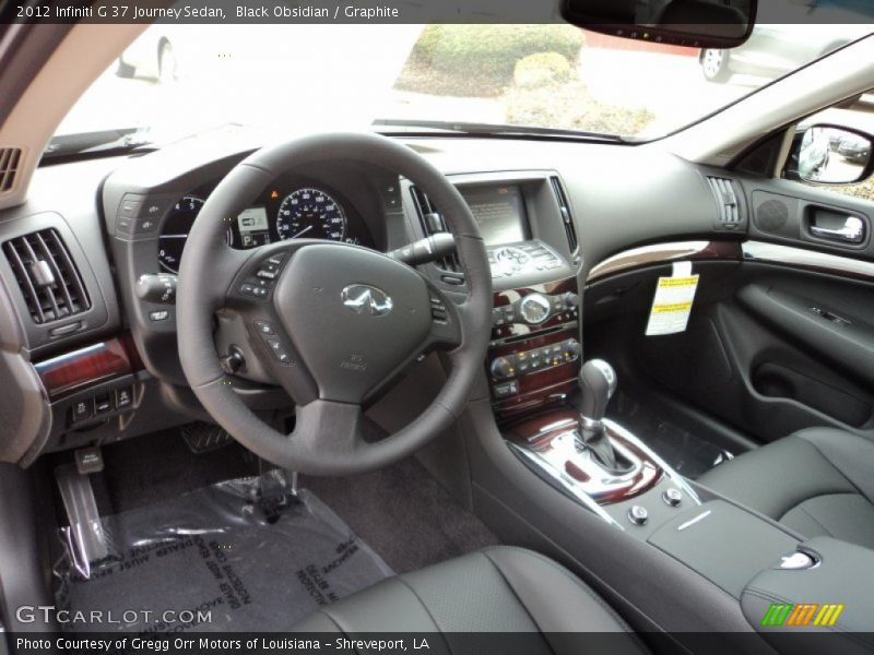  2012 G 37 Journey Sedan Graphite Interior