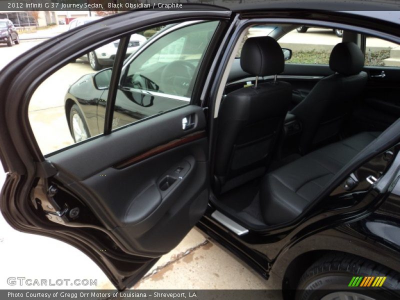 Black Obsidian / Graphite 2012 Infiniti G 37 Journey Sedan