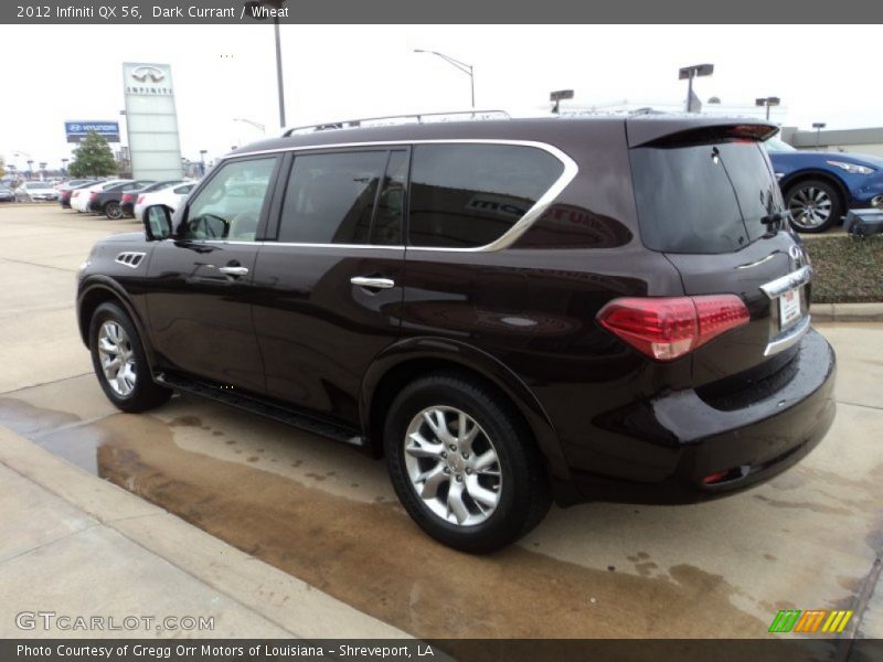 Dark Currant / Wheat 2012 Infiniti QX 56