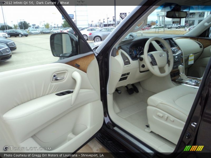  2012 QX 56 Wheat Interior