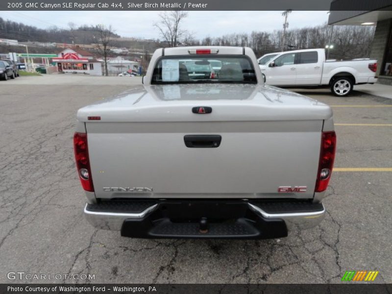 Silver Birch Metallic / Pewter 2005 GMC Canyon SLE Regular Cab 4x4
