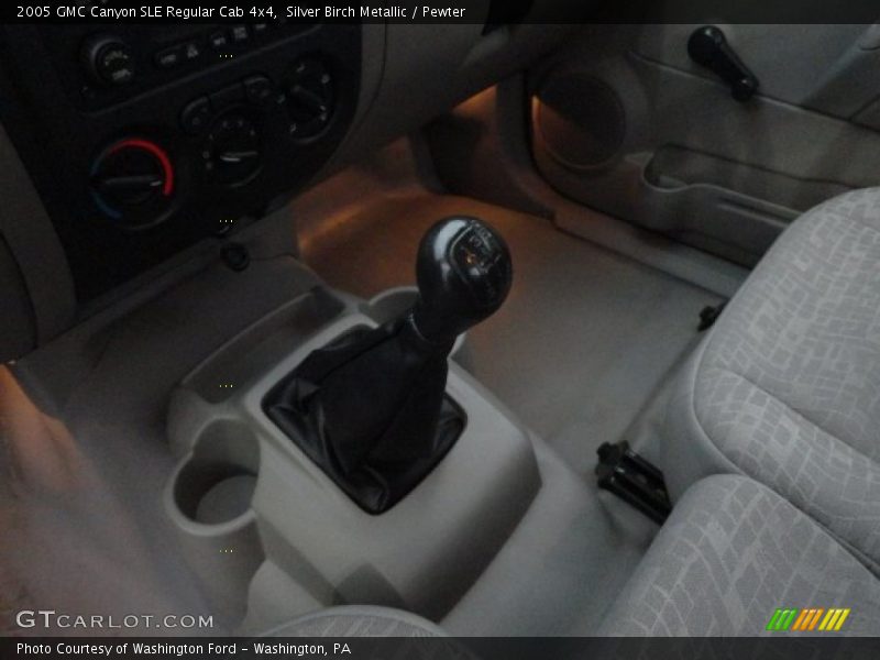 Silver Birch Metallic / Pewter 2005 GMC Canyon SLE Regular Cab 4x4
