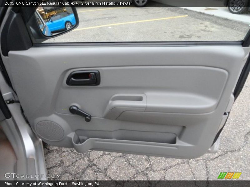 Silver Birch Metallic / Pewter 2005 GMC Canyon SLE Regular Cab 4x4