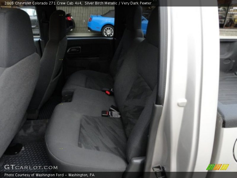 Silver Birch Metallic / Very Dark Pewter 2005 Chevrolet Colorado Z71 Crew Cab 4x4