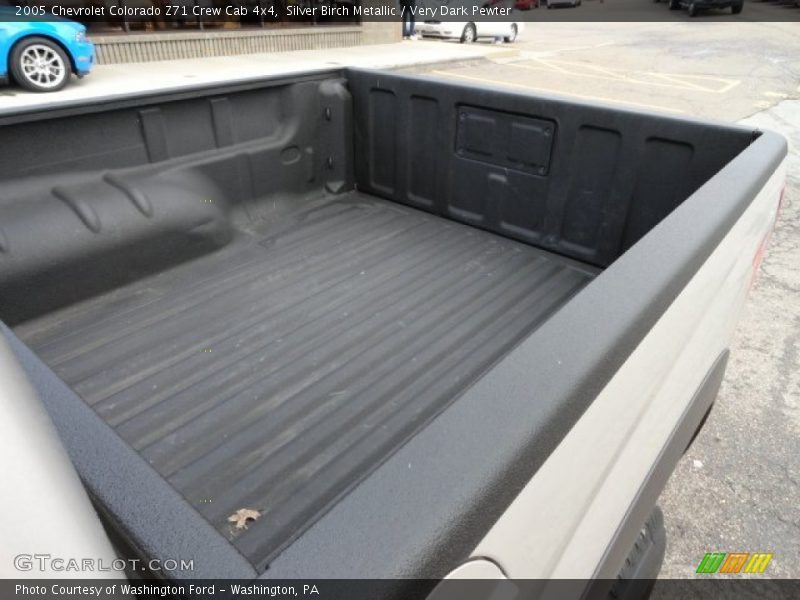 Silver Birch Metallic / Very Dark Pewter 2005 Chevrolet Colorado Z71 Crew Cab 4x4