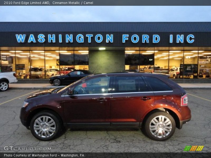 Cinnamon Metallic / Camel 2010 Ford Edge Limited AWD